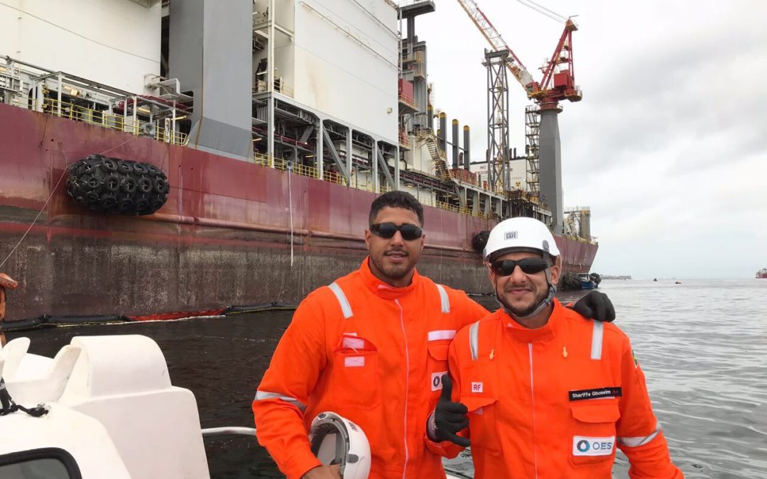 Patrick Ribeiro and Shariffe Ghoneim visit team on ODN1