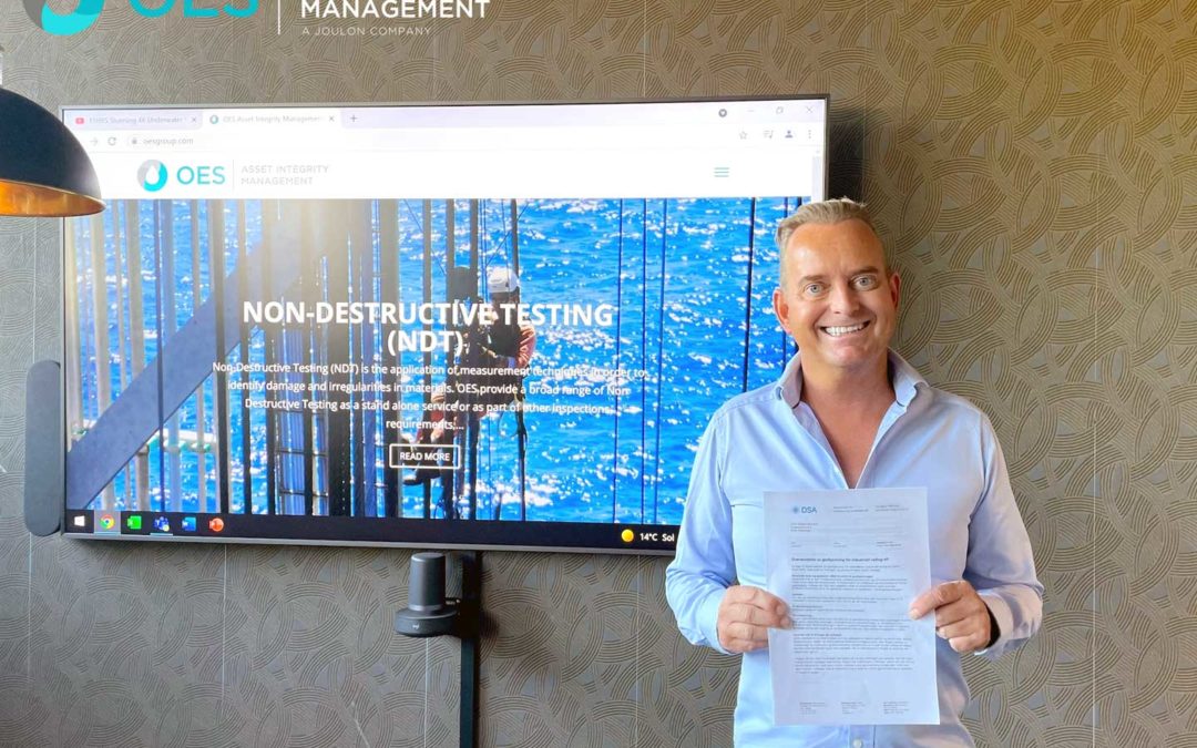 OES Achieve Industrial Radiation Licence Certificate in Norway